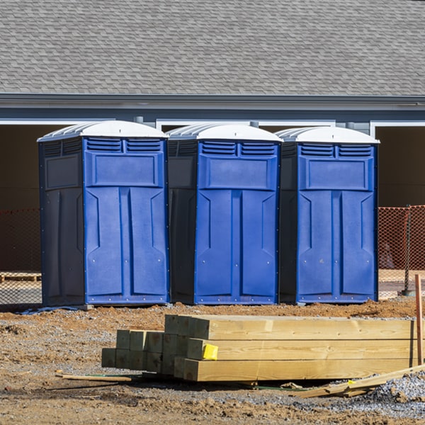 how do you ensure the portable toilets are secure and safe from vandalism during an event in Alcove